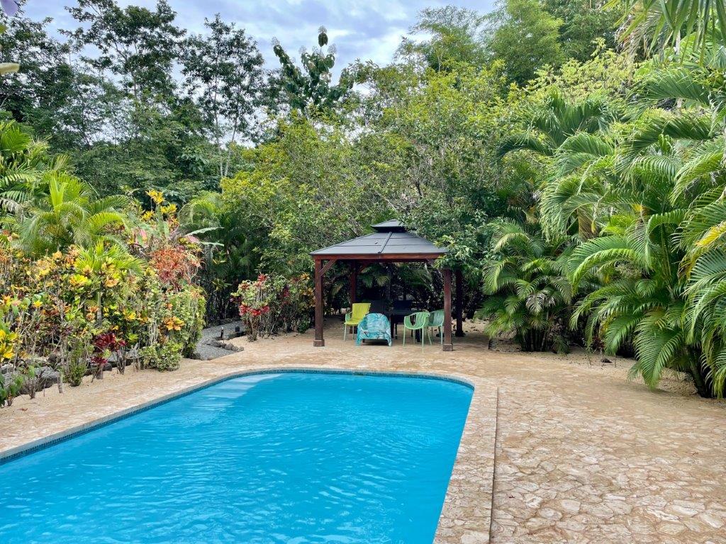 Tropical Jungle Home with 3 bungalows for Rentals on 3.25 Acres